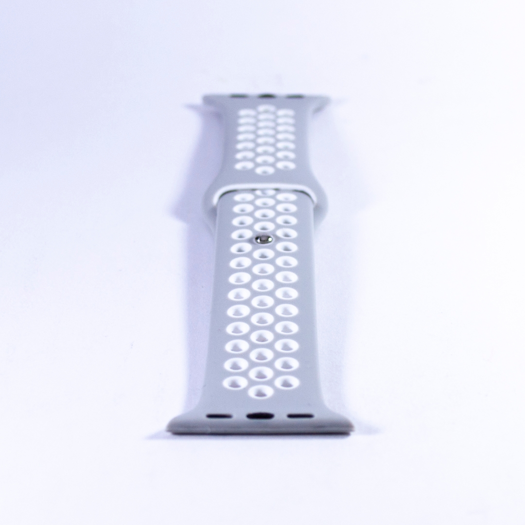 COTEETCL WATCH BAND SILICONE 44MM SILVER-WHITE