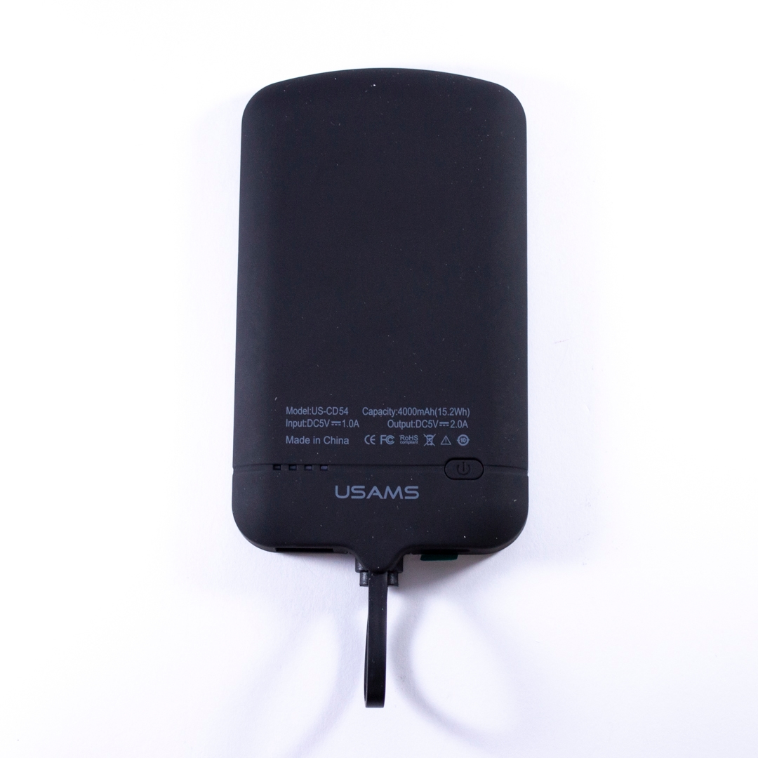 USAMS BACK CLIPPED POWER BANK 4000mAh