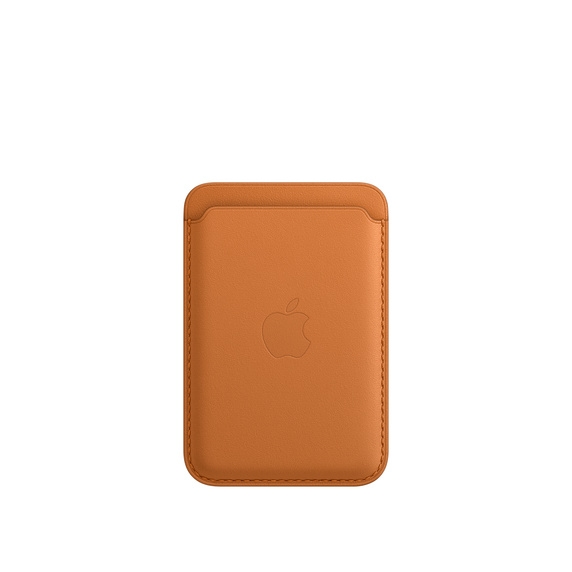 APPLE LEATHER WALLET MM0Q3ZE/A GOLDEN BROWN WITH MAGSAFE