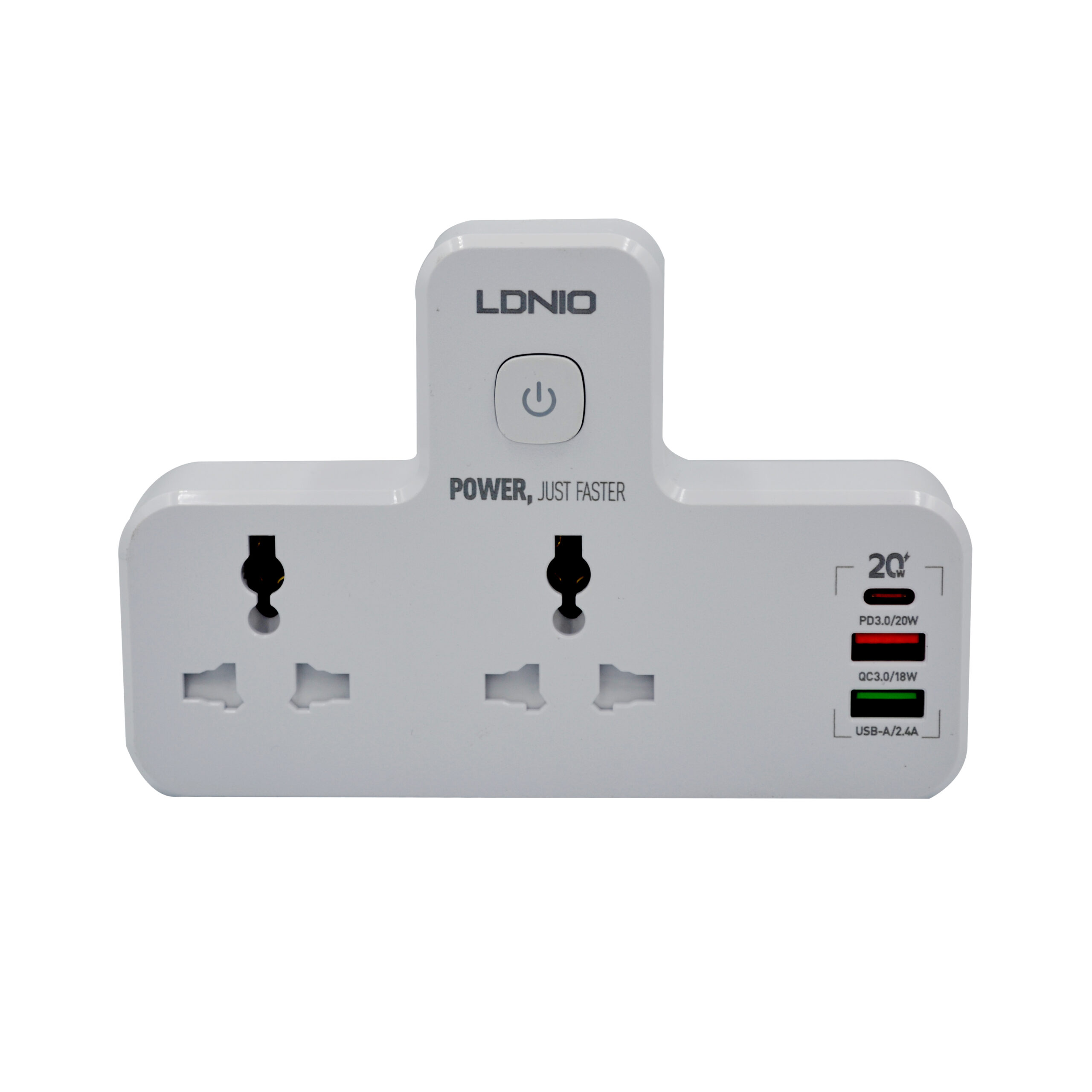 LDNIO SC2311 OUTLET+USB+PD HOME CHARGER WITH UK PLUG