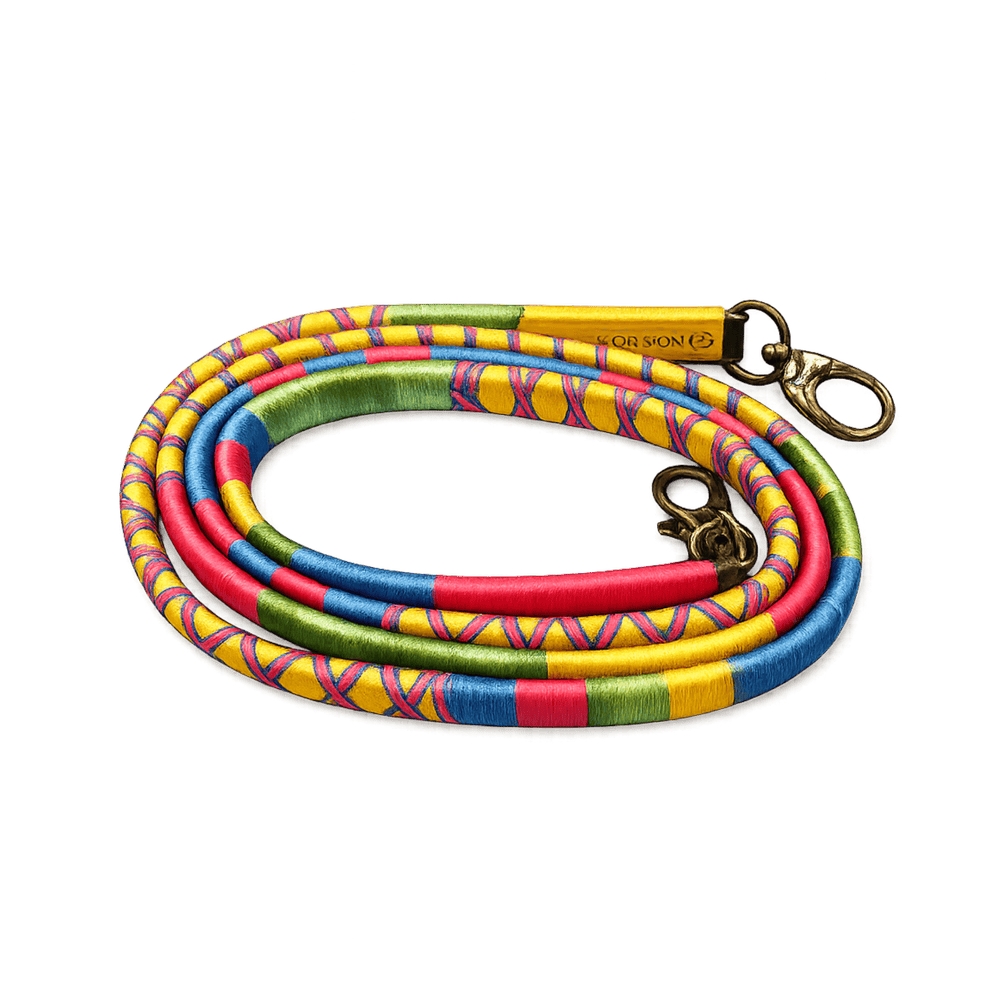 VORSON PURPLE MIX 100% HANDMADE PHONE AND BAG STRAPS