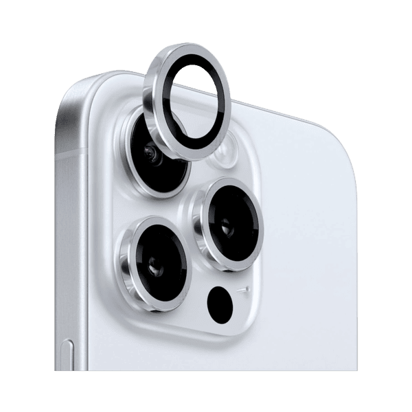 CAMERA TEMPER GLASS IPHONE 15 PRO MAX SILVER