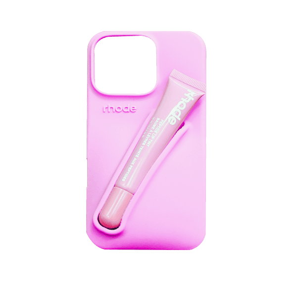Rhode Lipstick Silicone Case for iPhone 16 Pro Max - Majenta