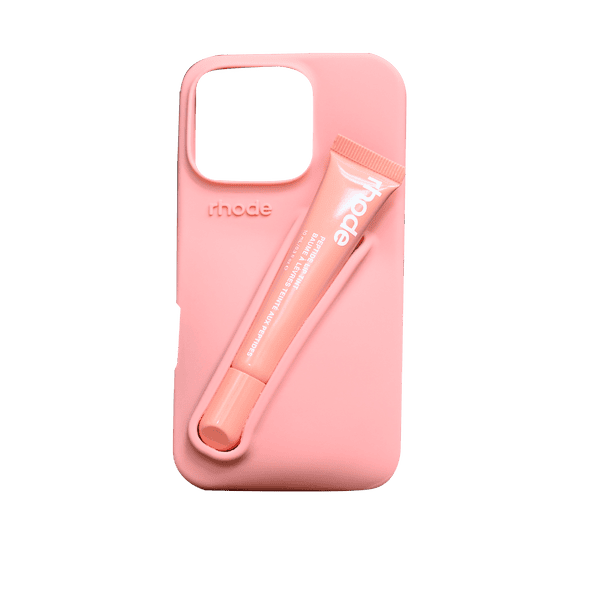 Rhode Lipstick Silicone Case for iPhone 16 Pro - Peach