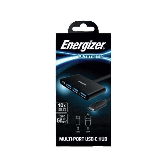 ENERGIZER MULTI-PORT USB-C HUB C3.14USB-A PORTS HC304A -M ONE