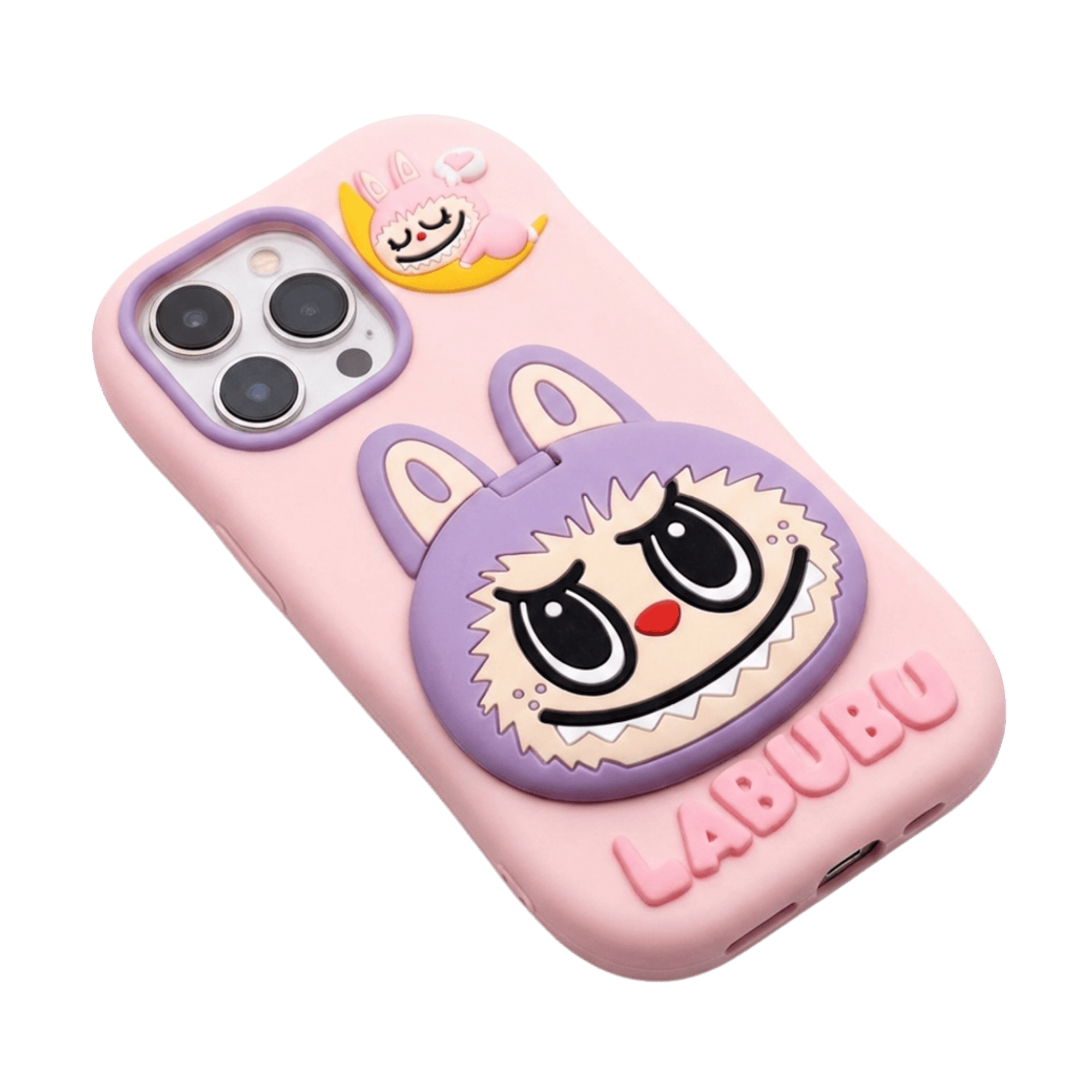 LABUBU SILICONE COVER IPHONE 16 PRO MAX PINK