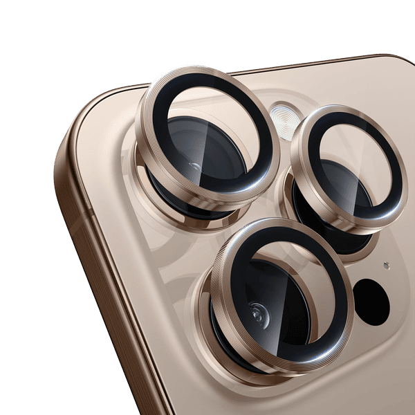 Camera Lens Protector for iPhone 16 Pro Max - Desert Titanium