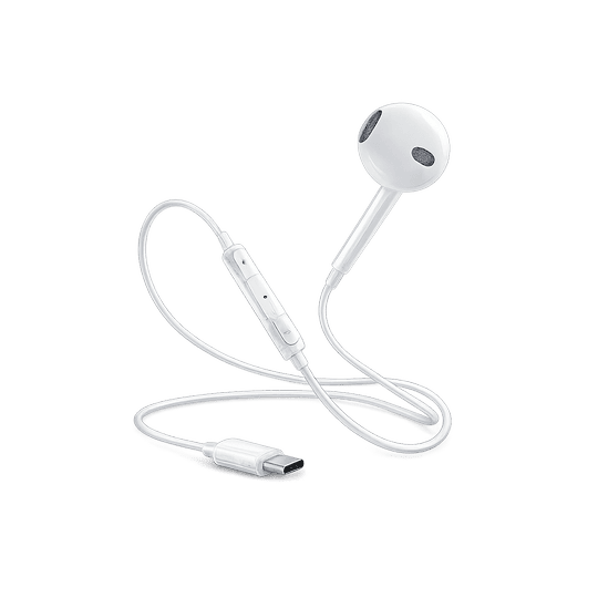 LEVORE TYPE-C MONO WIRED EARPHONE LEW32 WHITE