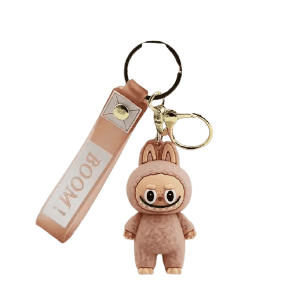 LABUBU KEYCHAIN Dark Sand