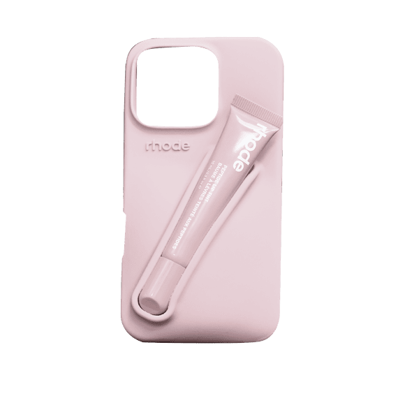 Rhode Lipstick Silicone Case for iPhone 16 Pro Max - Pink