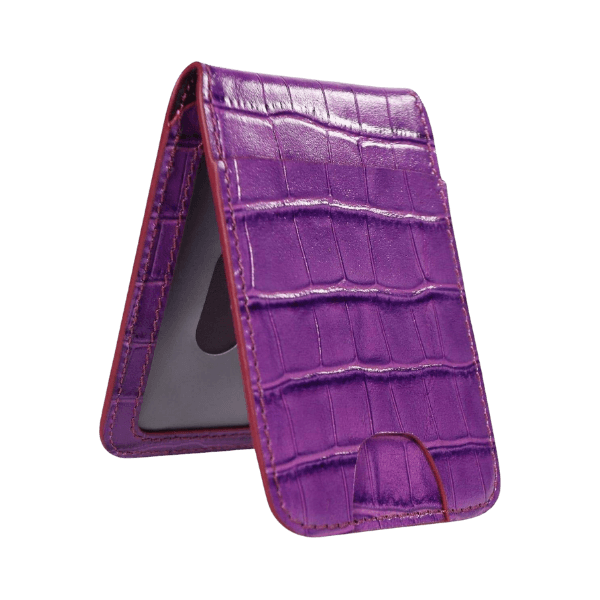Green Lion Purple PU Leather Magwallet Holder