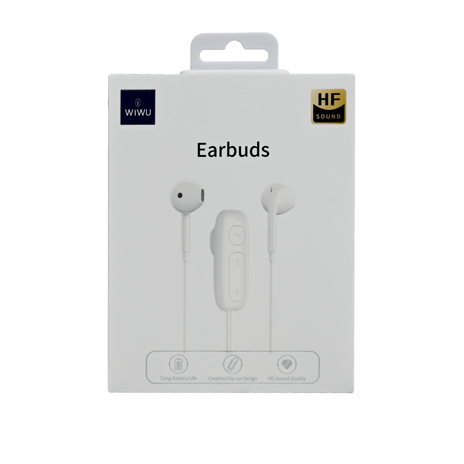 WIWU EB313 EARBUDS WIRELESS SPORT EARPHONE WHITE