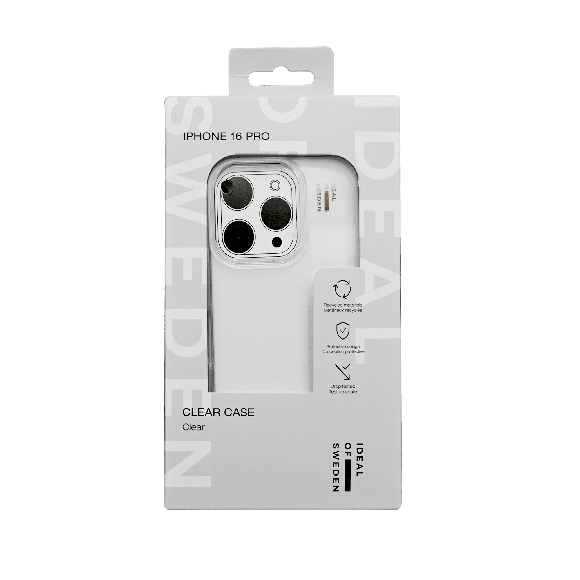 IDEAL OF SWEDEN CLEAR CASE IPHONE 16 PRO CLEAR