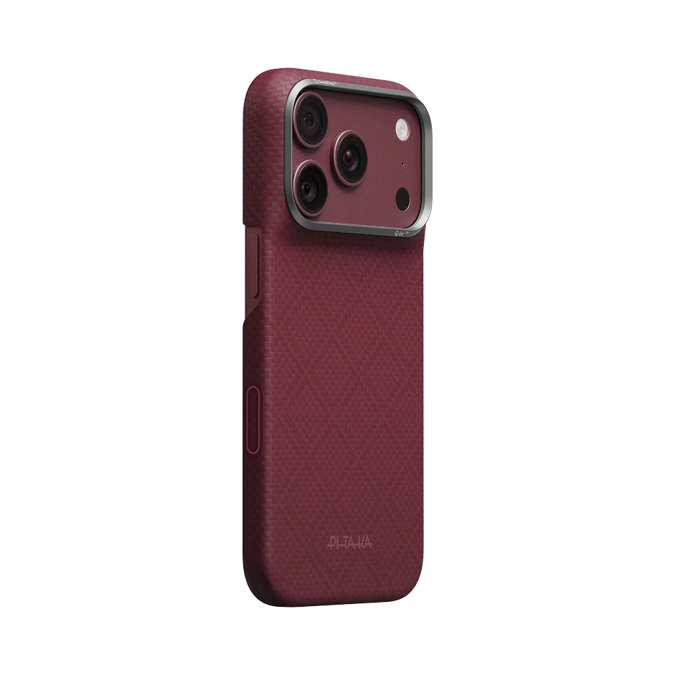 PITAKA ULTRA SLIM CASE (EDGE) IPHONE18/17 PRO MAX - BURGUNDY-03 KI817PM