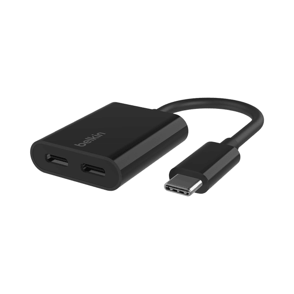 BELKIN USB-C AUDIO + CHARGE ADAPTER F7U081BTBLACK -TCM