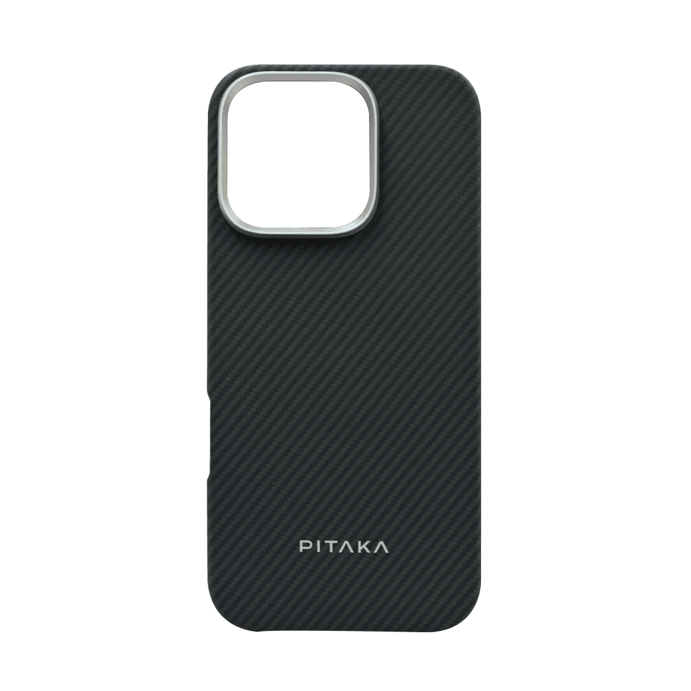 Pitaka MagEZ MagSafe Case 6 for iPhone 16 Pro (600D) Black/Grey Twill
