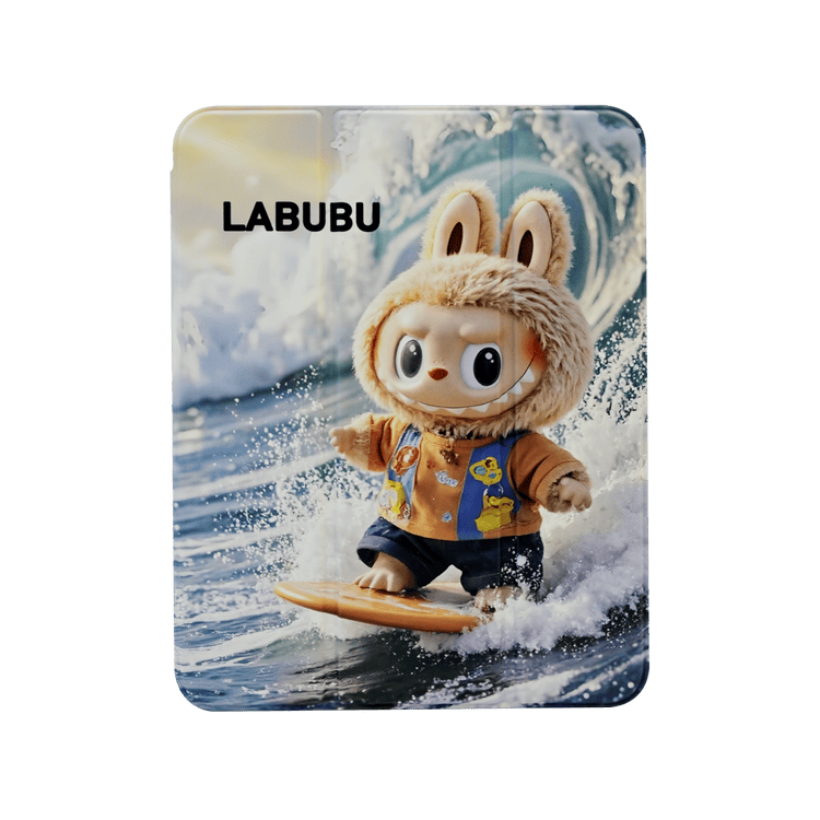 Labubu Multicolored Print Folio Case for iPad 10 (2022)