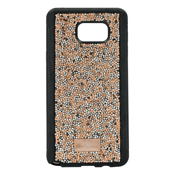 BLING WORLD STONE HARD COVER GALAXY NOTE5 ROSEGOLD