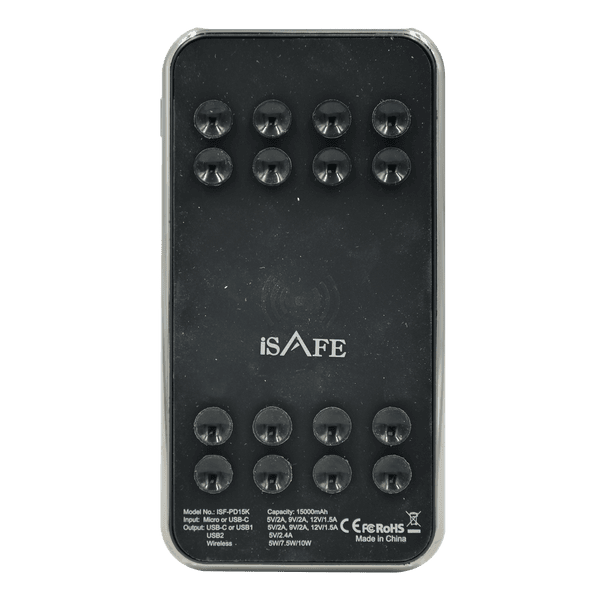 ISAFE SUCTION WIRELESS POWER BANK 15000mAh
