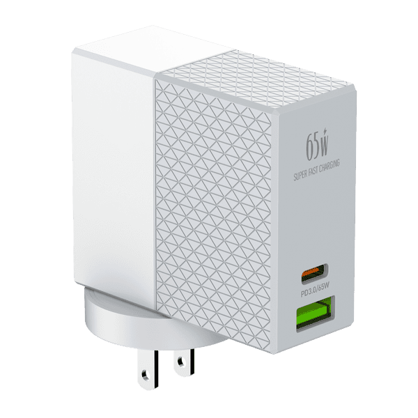 ISAFE 65W PD HOME CHARGER WITH UK+EU+US PLUG A2620C