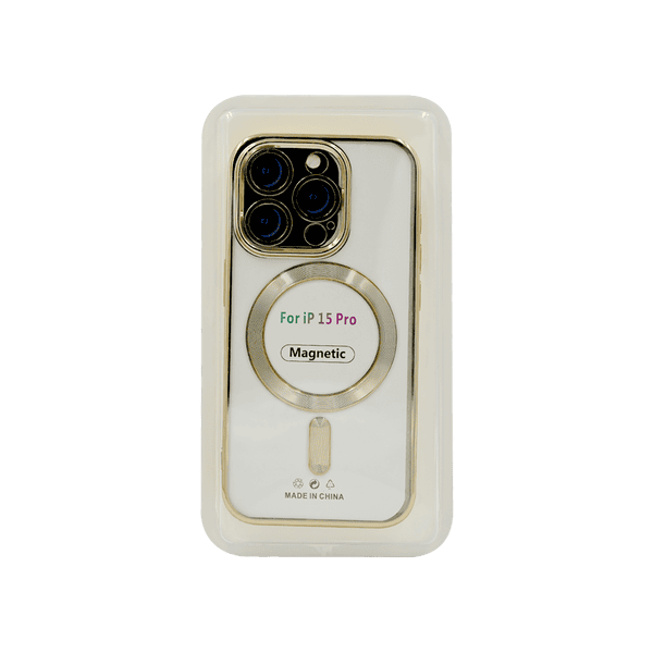 JCASE MAGSAFE DESIGN CASE  IPHONE 15 PRO GOLD
