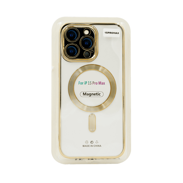 JCASE MAGSAFE DESIGN CASE  IPHONE 15 PRO MAX GOLD