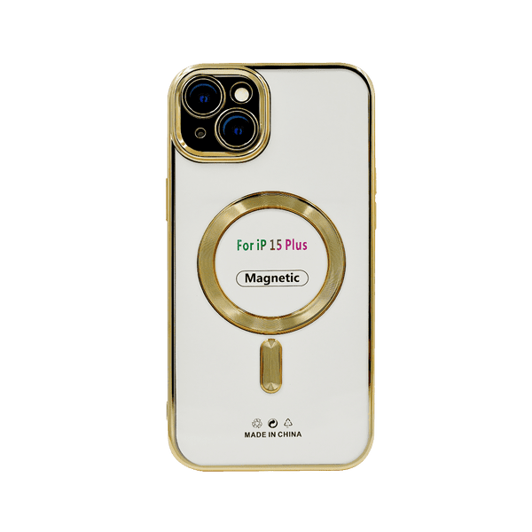 JCASE MAGSAFE DESIGN CASE  IPHONE 15 PLUS GOLD