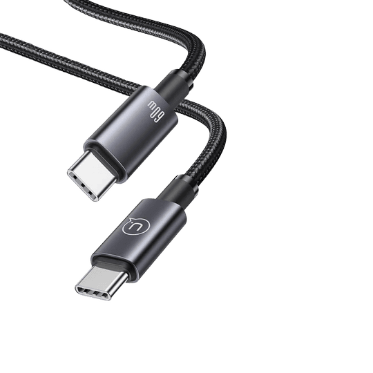 USAMS 2 METRE SJ664 TYPE-C TO TYPE-C 60W ALUMINUM ALLOY FAST CHARGING & DATA CABLE
