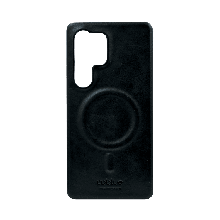 Coblue PU Leather Magnetic Case, Black