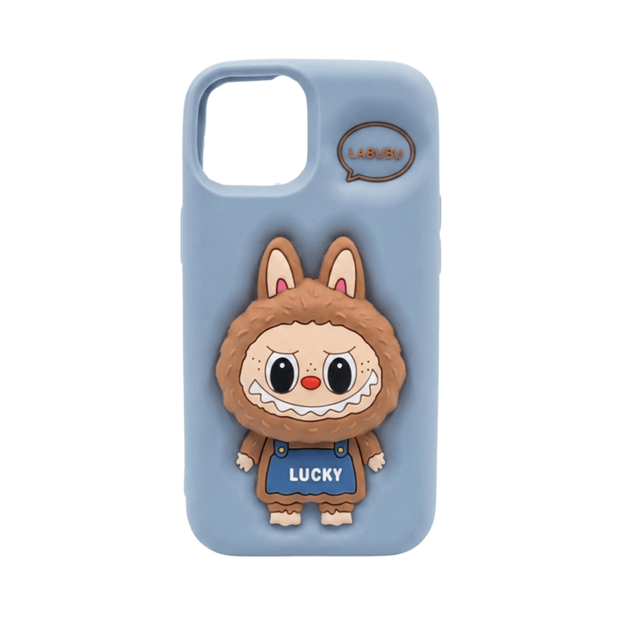LABUBU POP UP SILICONE COVER IPHONE 16 PRO MAX GRAY