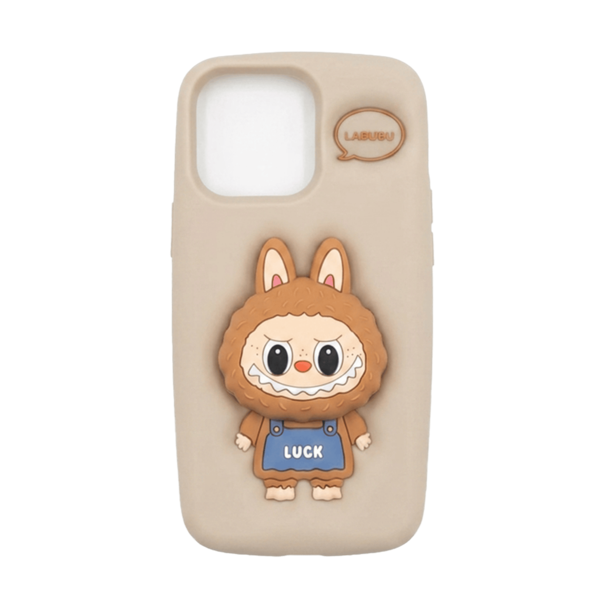 LABUBU POP UP SILICONE COVER IPHONE 14/15 PRO MAX SAND