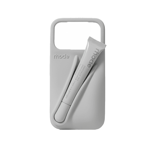 Rhode Lipstick Silicone Case iPhone 17 Pro - Grey