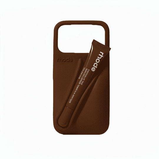 Rhode Lipstick Silicone Case iPhone 17 Pro - Espresso
