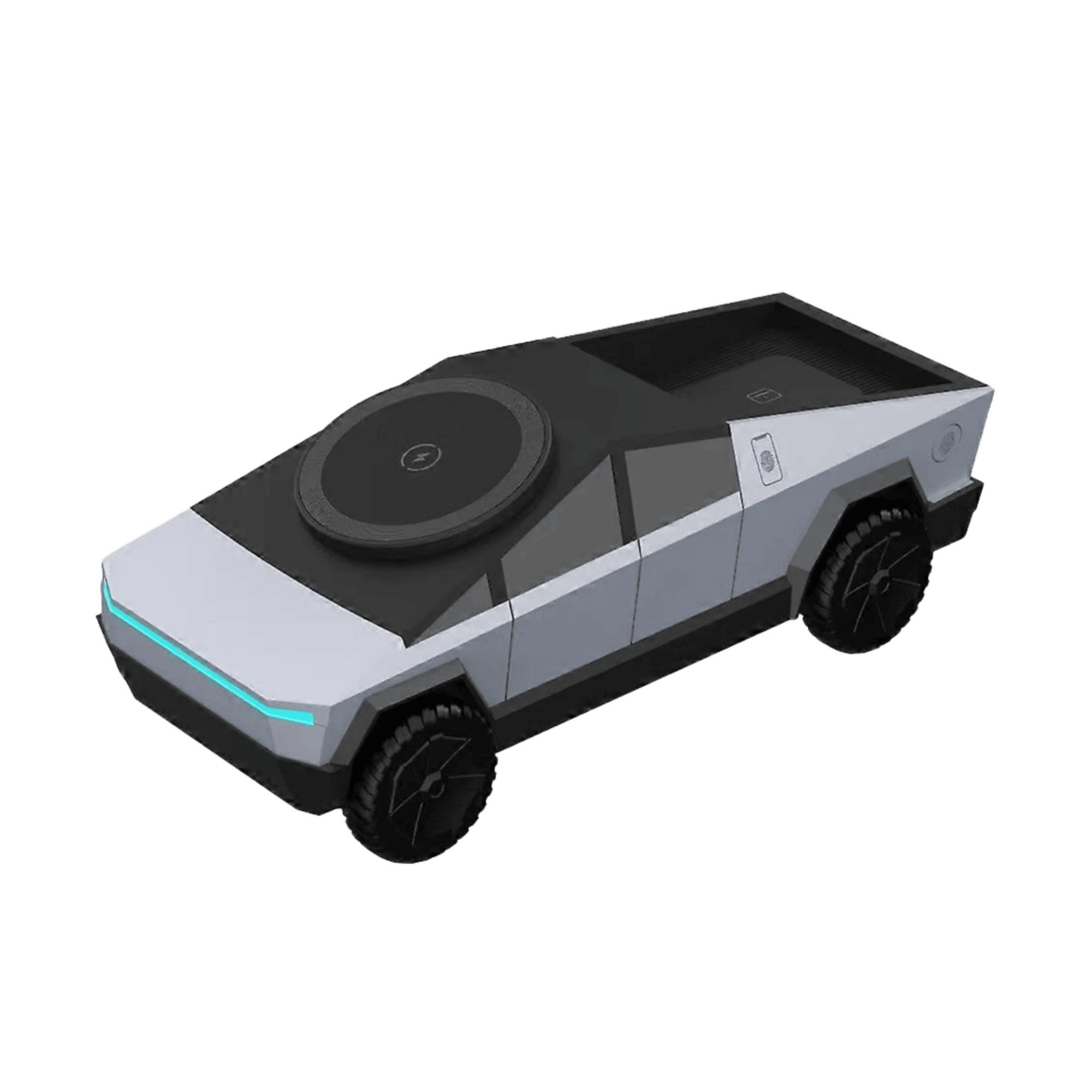 TESLA CYBER TRUCK MULTIFUNCTIONAL 3 IN 1 MAGSAFE WIRELESS CHARGER GREY