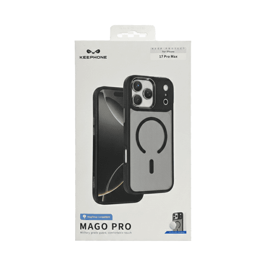 KEEPHONE MAGO PRO MAGSAFE CASE IPHONE 17 PRO MAX BLACK