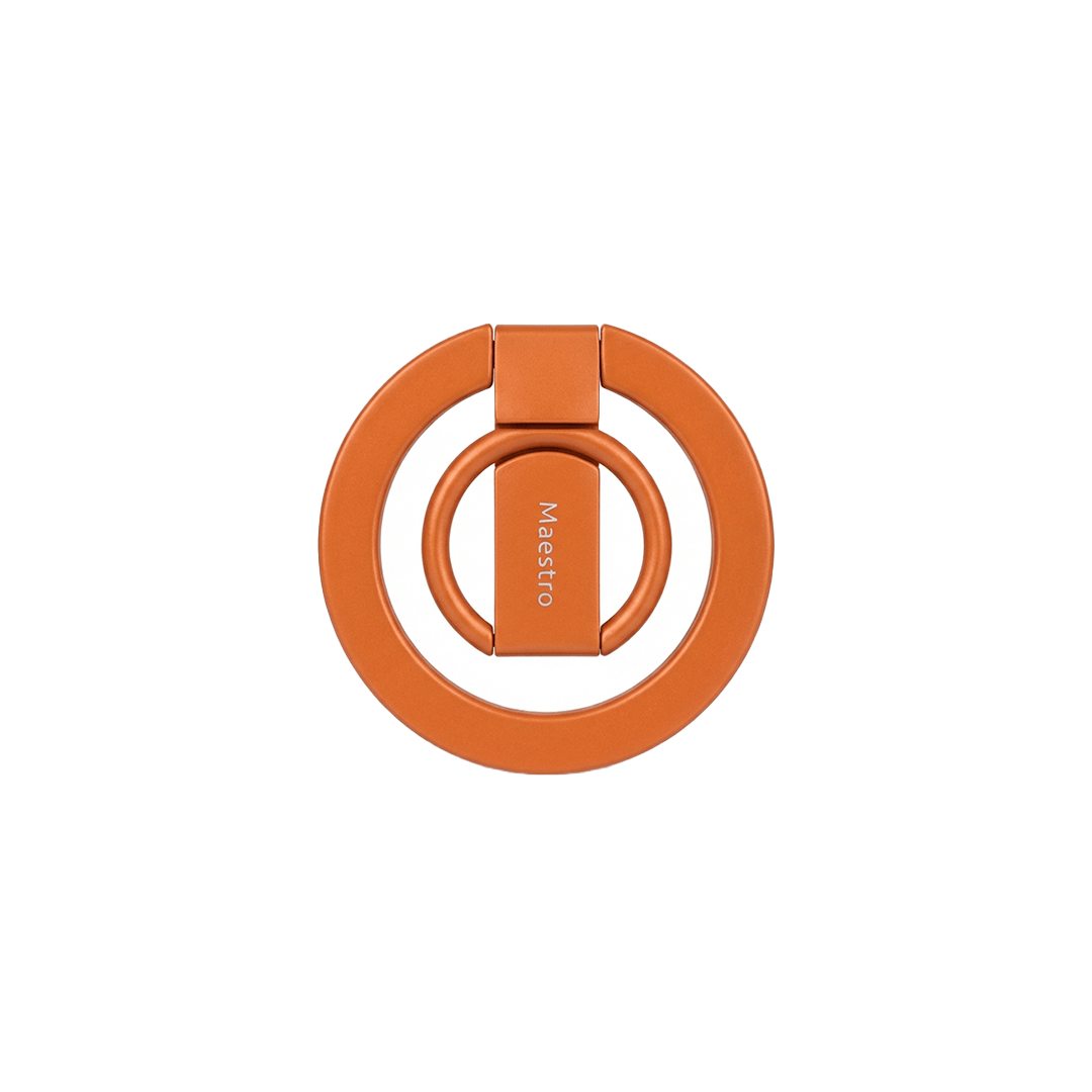 MAESTRO MAGSAFE MOBILE RING HOLDER WITH STAND COSMIC ORANGE