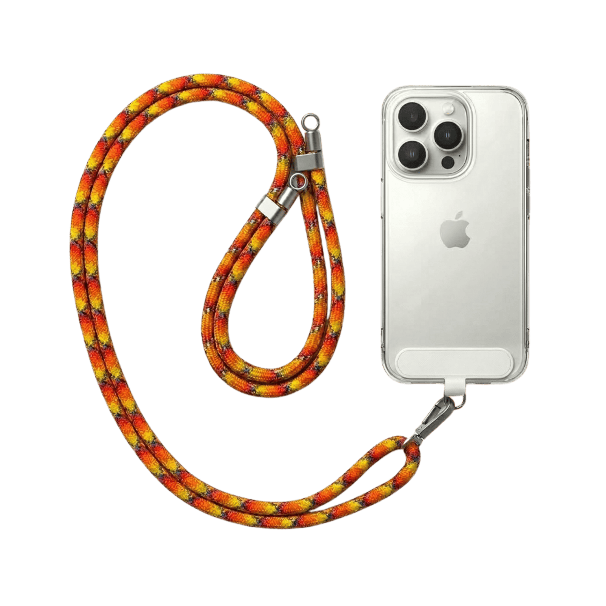PIBLUE ROPE CROSS-BODY STRAP ORANGE