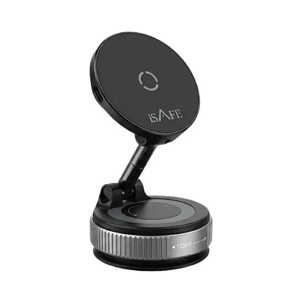 ISAFE IS007S VACUUM SUCTION WIRELESS CHARGING STAND HOLDER