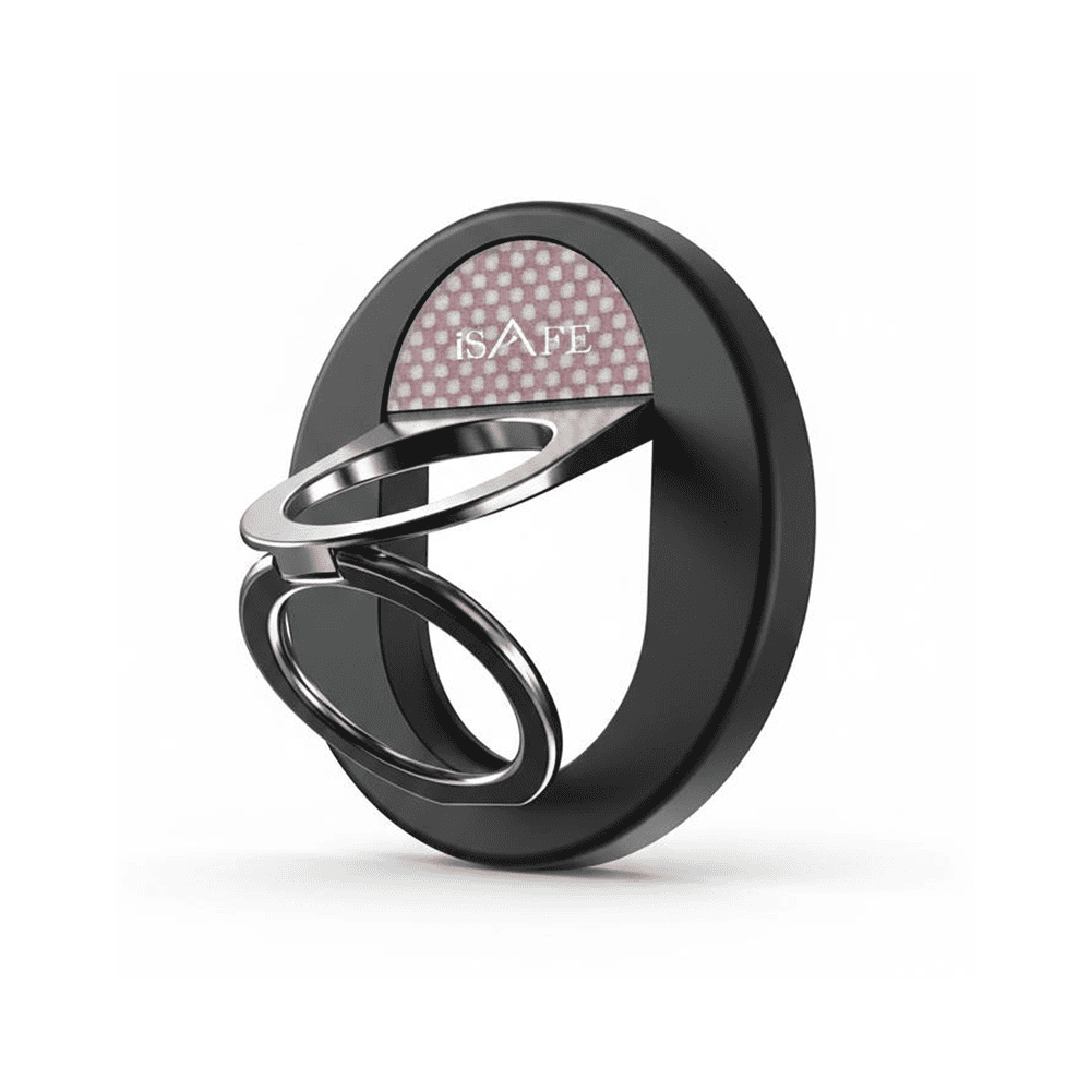 iSafe Phone Ring Holder – Strong Adhesive 360° Mobile Finger Grip Stand, Strong Adhesive, Magnetic Compatible– Sunset