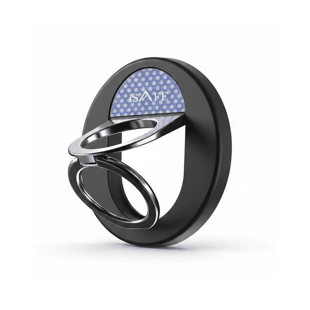 iSafe Phone Ring Holder – Strong Adhesive 360° Mobile Finger Grip Stand, Strong Adhesive, Magnetic Compatible– Moonrise