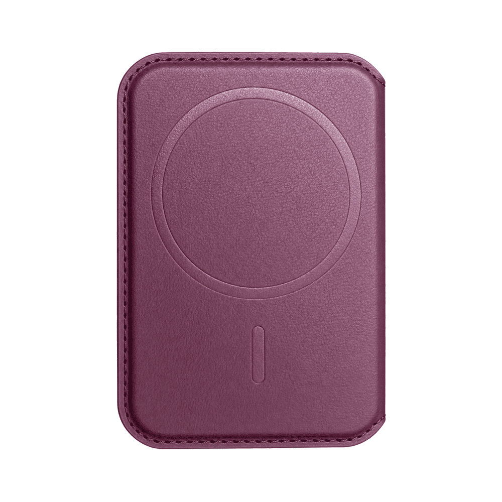 MOCOME FOLDABLE WALLET MAGSAFE CARD HOLDER WITH STAND CHERRY RED