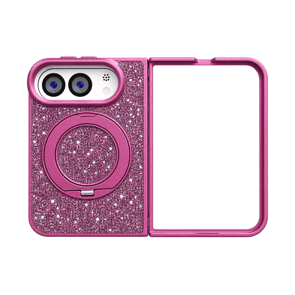 SWAROVSKI MAGNETIC RING STONE CASE IPHONE DUO BURGUNDY