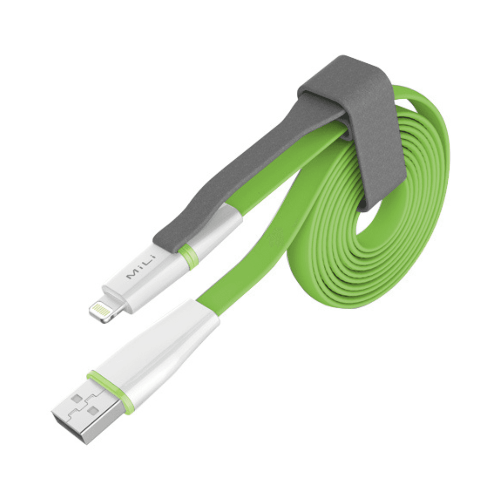 MILI 2IN1 LIGHTNIG TO MICRO CABLE 1M GREEN