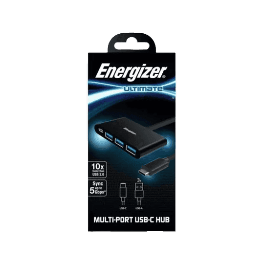 ENERGIZER MULTI-PORT USB-C HUB C3.14USB-A PORTS HC304A -M ONE