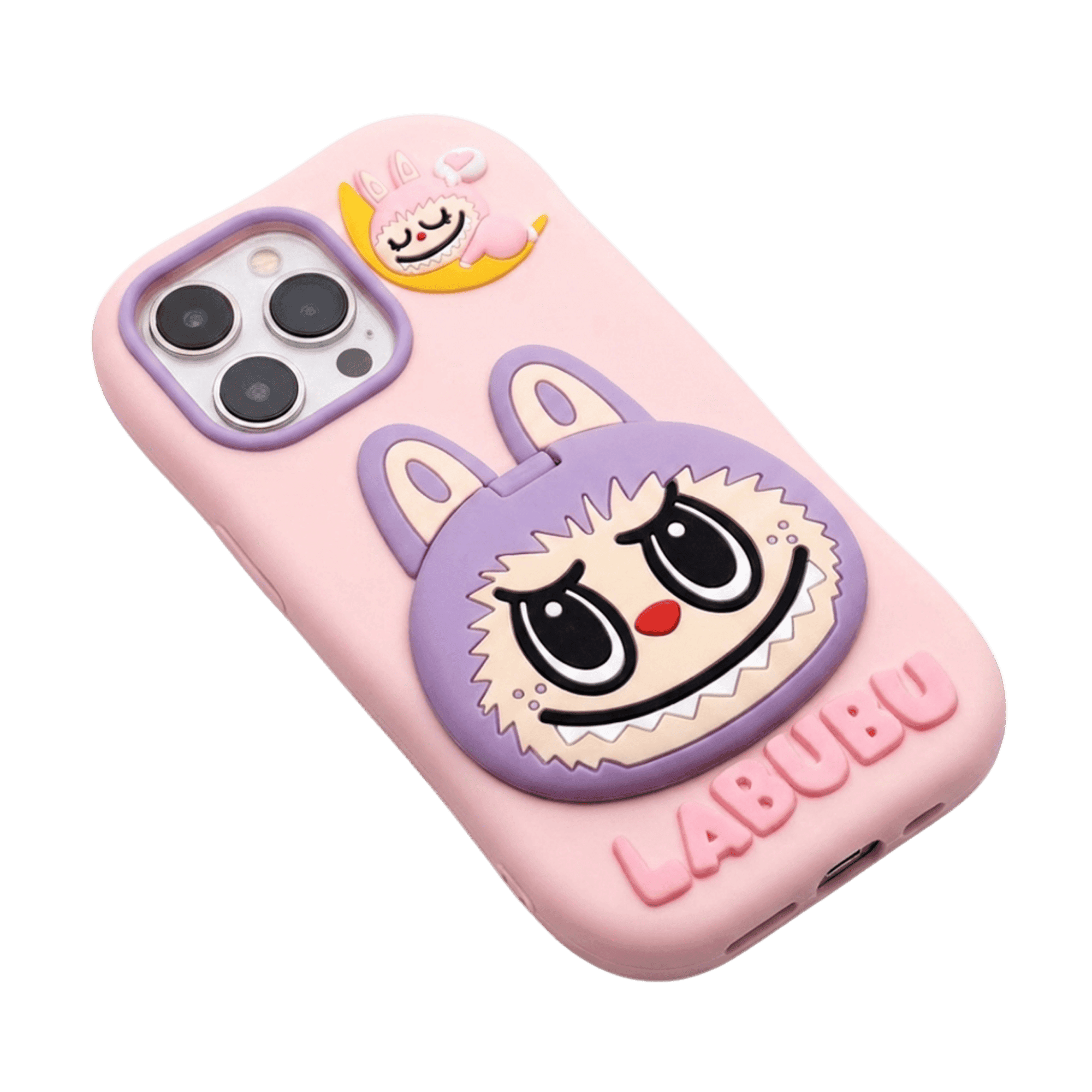 LABUBU SILICONE COVER IPHONE 16 PRO MAX PINK