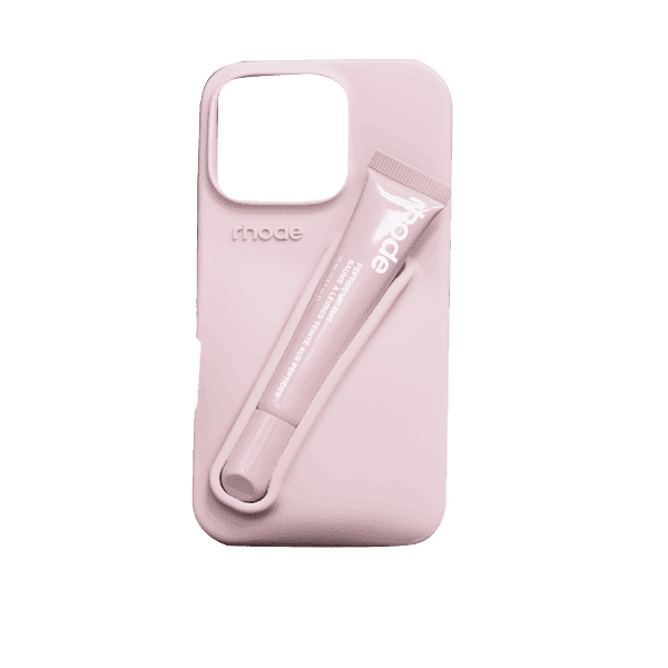 Rhode Lipstick Silicone Case for iPhone 16 Pro Max - Pink