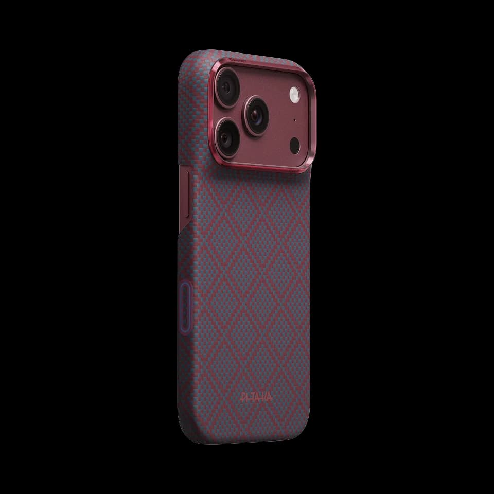 PITAKA ULTRA SLIM CASE (EDGE) IPHONE18/17 PRO MAX - BLUE'S RED-04 KI818P