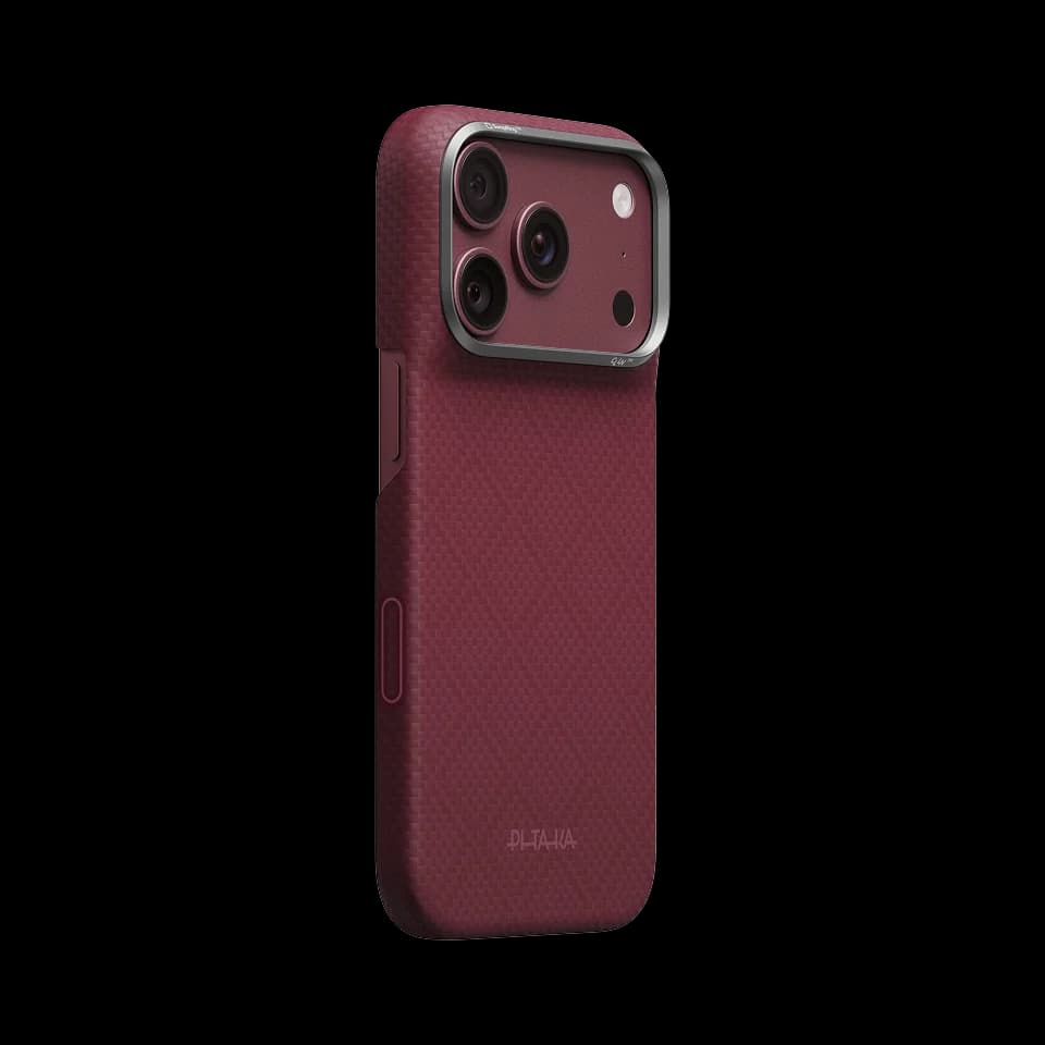 PITAKA ULTRA SLIM CASE (EDGE) IPHONE18/17 PRO MAX - BURGUNDY-03 KI817PM