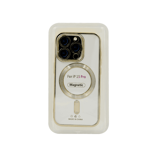 JCASE MAGSAFE DESIGN CASE  IPHONE 15 PRO GOLD