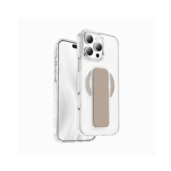 Keephone Magico Protective Ring Stand Case for iPhone 16 Pro Max - Natural Titanium